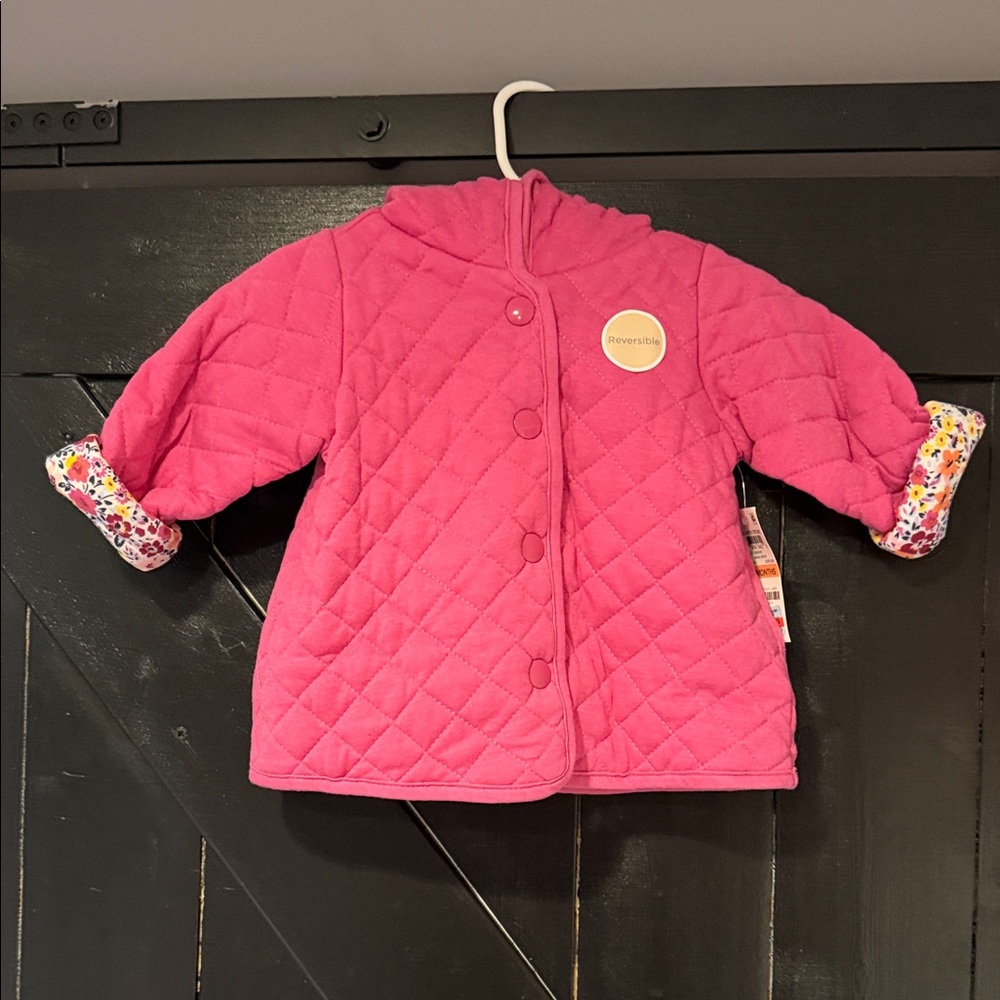 Pink Quilted Kids Jacket